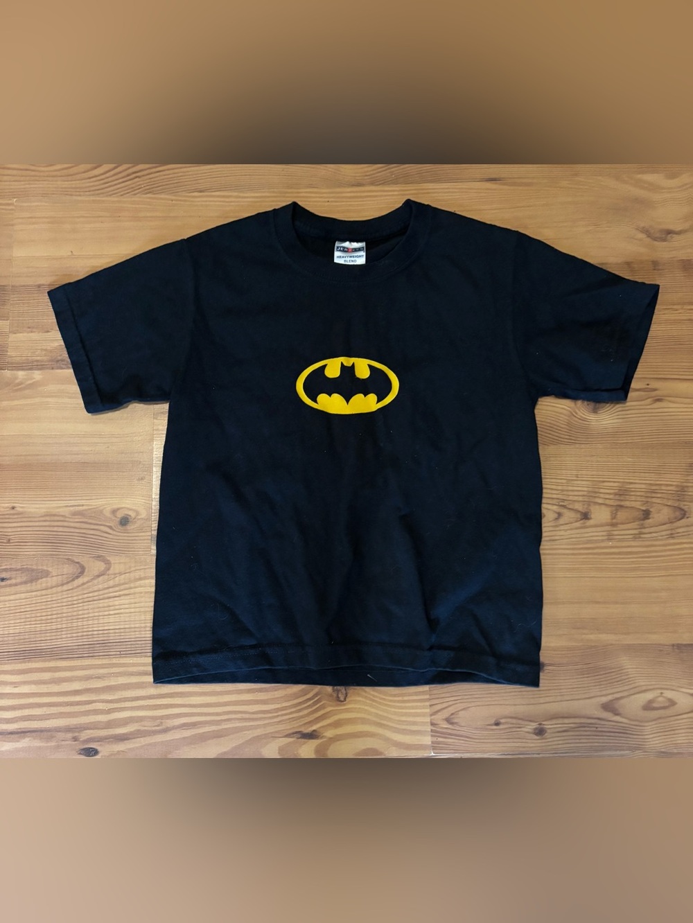 Batman Shield Logo T-Shirt - Youth Size S 6-8 Jerzees